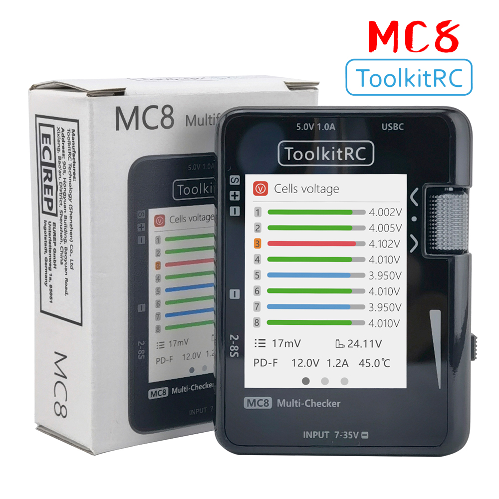 Pwm Charge Controller - ToolkitRC MC8 SC100 Mini Size Cell