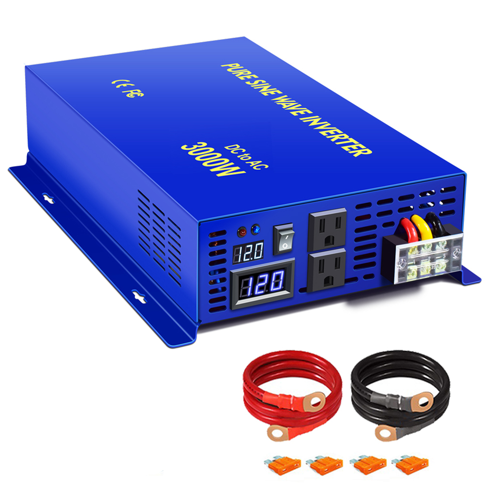 Pure Sine Wave Inverter - 2026 Penjualan Terlaris WZRELB 3000W Inverter