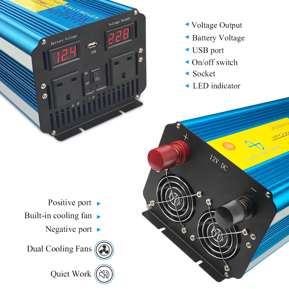 Inverter Gelombang Sinus Murni - Pure Sine Wave Inverter ulasan dan harga