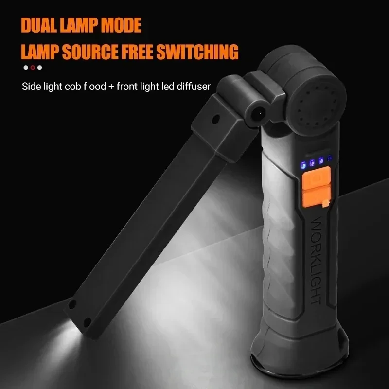 Senter LED COB Portabel Lampu  - Renewable Energy Battery ulasan dan harga