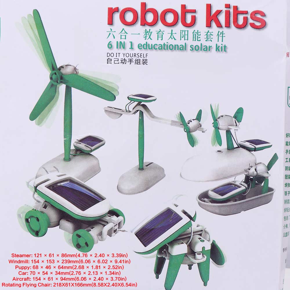 Robot Tenaga Surya 6-In-1, Mai - Renewable Energy Lab ulasan dan harga