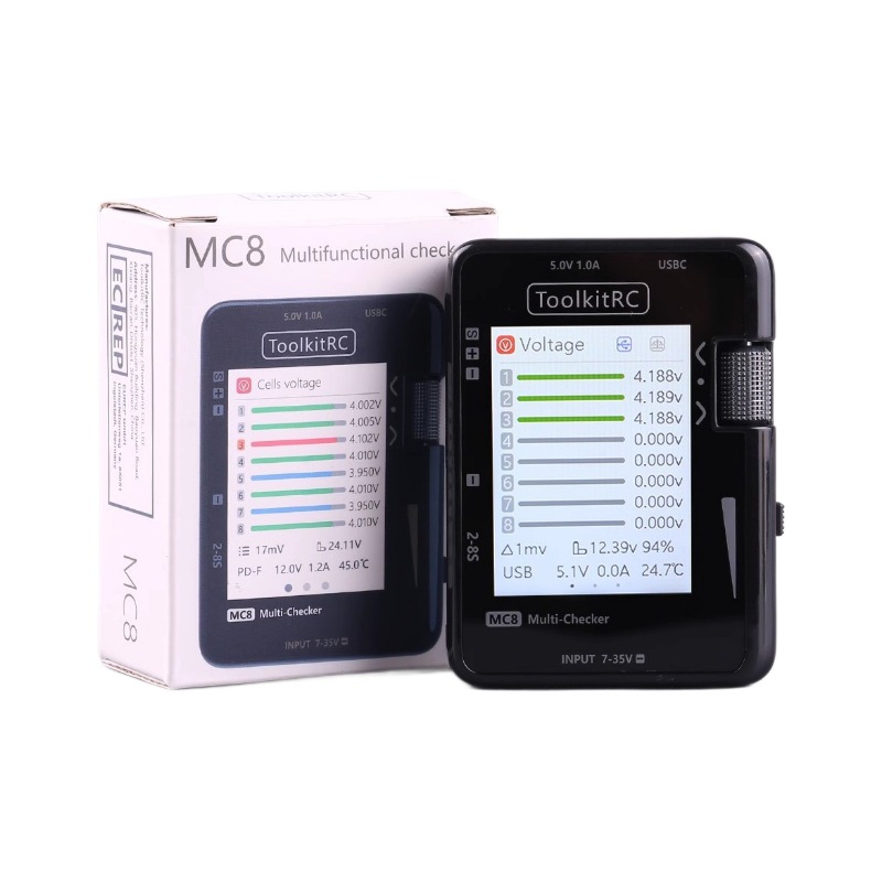ToolkitRC MC8 Mini Cell 32-Bit - Pwm Charge Controller ulasan dan harga