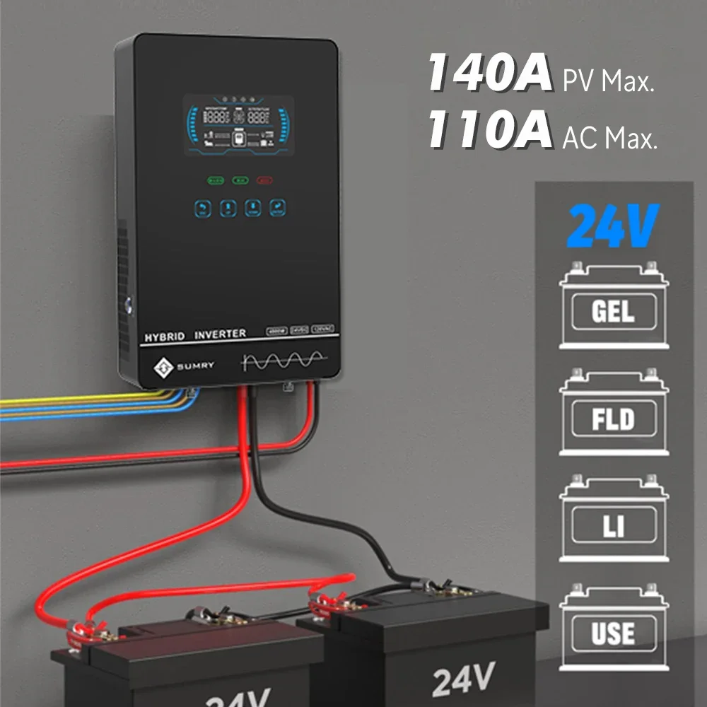 Inverter Surya Off Grid Sumry  - Pure Sine Wave Inverter ulasan dan harga