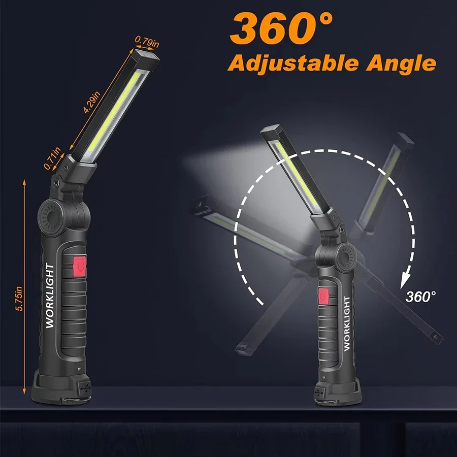 Senter LED COB Portabel Baru,  - Renewable Energy Battery ulasan dan harga