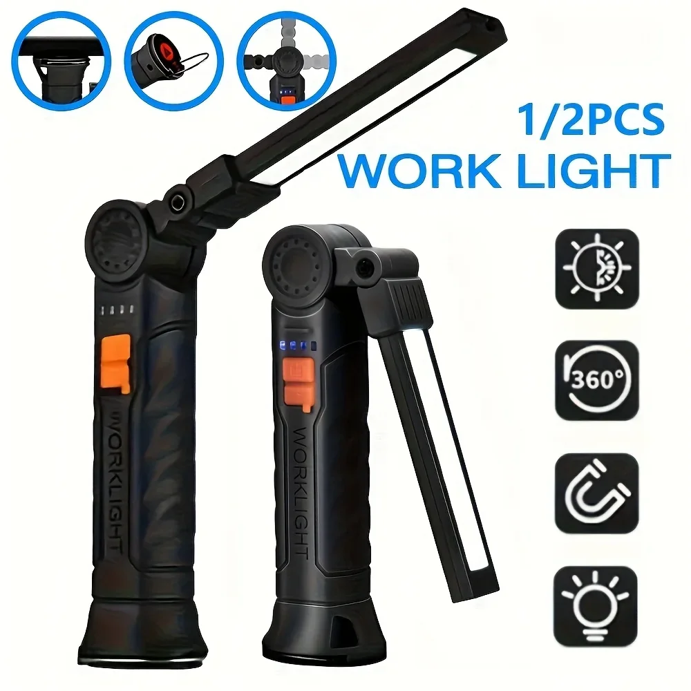 Senter LED COB Portabel Lampu  - Renewable Energy Battery ulasan dan harga